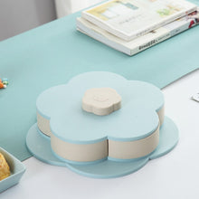 Load image into Gallery viewer, Petal-Shape Rotating Snack Box Candy Tray