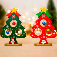 Load image into Gallery viewer, Christmas Tree Small Ornament Mini Painted