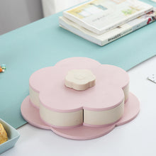 Load image into Gallery viewer, Petal-Shape Rotating Snack Box Candy Tray